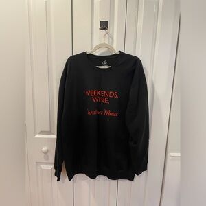 black christmas sweater